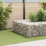 Vidaxl gabion planter raised cube 60x60x60 cm steel wire
