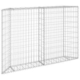 Vidaxl Gabion Pianificazione del secchio trapezio 150x20x100 cm in acciaio zincato