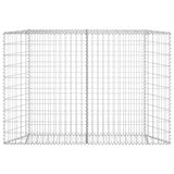 Vidaxl Gabion Pianificazione del secchio trapezio 150x20x100 cm in acciaio zincato
