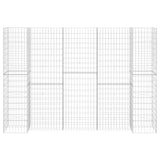 Filo acciaio a forma di H a forma di fiotrice Gabion Vidaxl