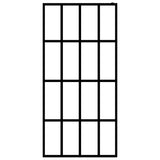 Vidaxl Walk -I duschvägg 140x195 cm matta avslutad glas