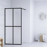 VidaXL Walk -in shower wall 90x195 cm Matte tempered glass