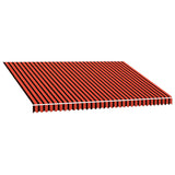Vidaxl Laifeldeek 450x300 cm płótno pomarańczowe i brązowe