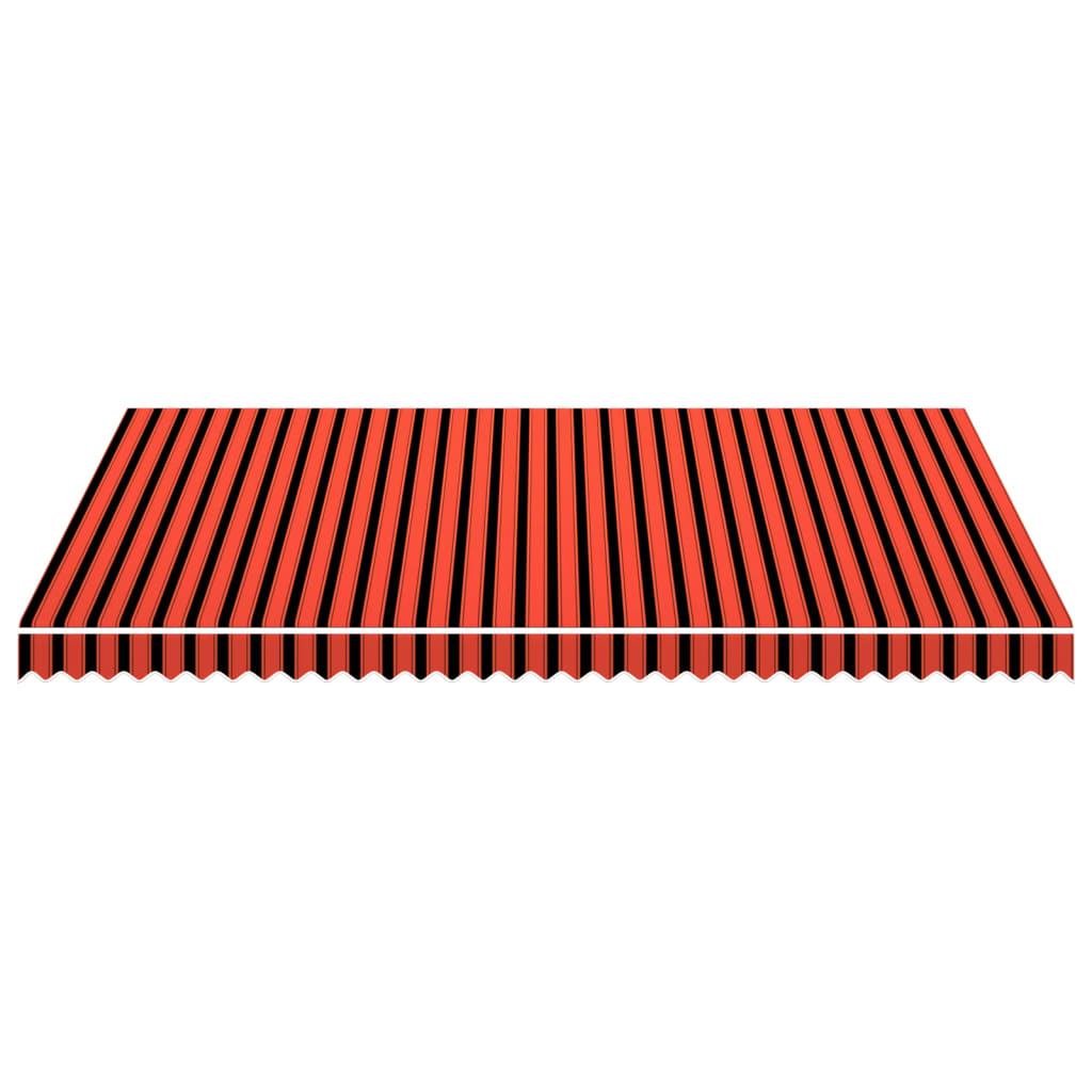 Vidaxl Laifeldeek 450x300 cm płótno pomarańczowe i brązowe