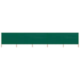 VidaXL Windshield 5 panels 600x120 cm fabric green