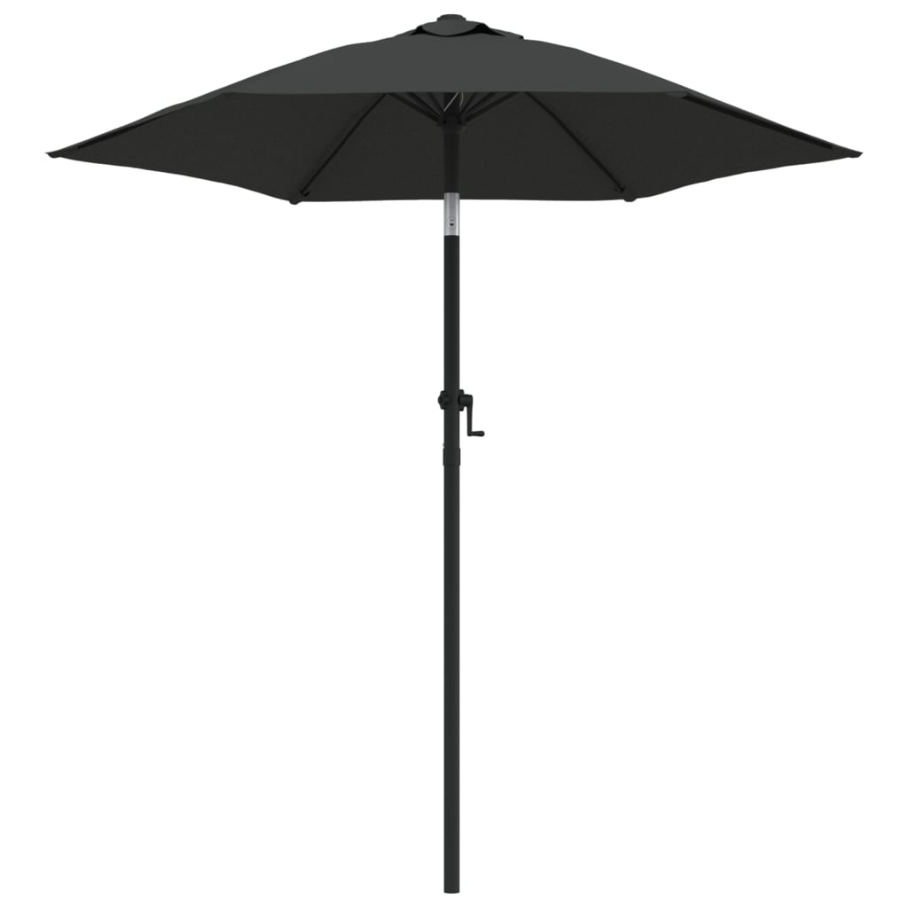Vidaxl Parasol 200x224 cm de aluminio antracita