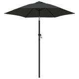 Vidaxl Parasol 200x224 cm de aluminio antracita
