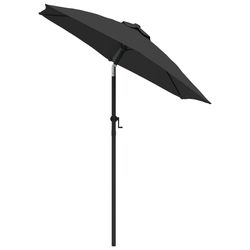Vidaxl Parasol 200x224 cm de aluminio antracita