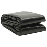Copertina di piscina Vidaxl 488x244 cm PE NERO