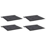 Vidaxl Garden Stol Puder 4 PCS 40x40x4 cm Oxford Stof Anthracite -farvet farver