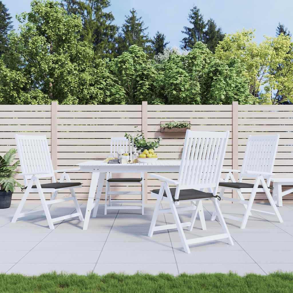 Vidaxl Garden Stol Puder 4 PCS 40x40x4 cm Oxford Stof Anthracite -farvet farver