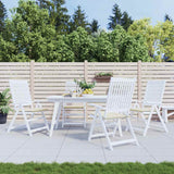 Vidaxl Garden Chair Cudions 4 st 40x40x4 cm oxford tyg crème -färgad