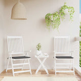 Cojines de silla de jardín Vidaxl 2 st 50x50x4 cm oxford tela antracita