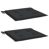 Vidaxl Garden chair cushions 2 st 50x50x4 cm Oxford fabric black
