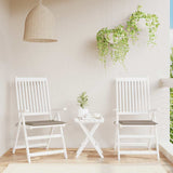Cuscini da sedia da giardino Vidaxl 2 St 50x50x4 cm tessuto taupe