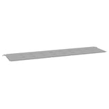 Vidaxl Garden Bench polštář 200x50x4 cm oxfordská látka šedá