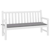 Vidaxl Garden Bench polštář 200x50x4 cm oxfordská látka šedá