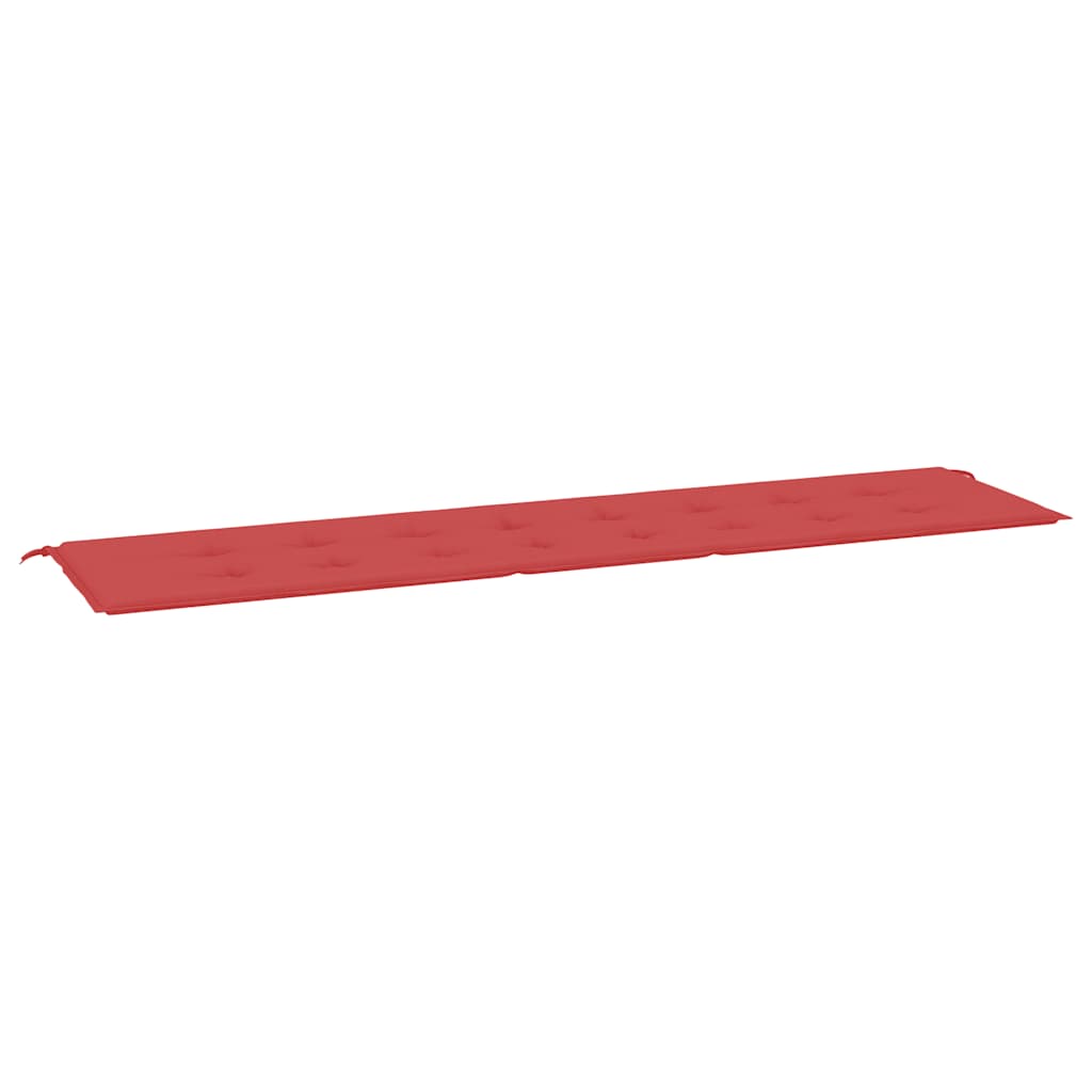 Vidaxl Garden bench cushion 200x50x4 cm Oxford fabric red
