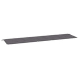 Vidaxl Garden Banch Cushion 200x50x4 cm Tessuto di Oxford Antracite -Collorato