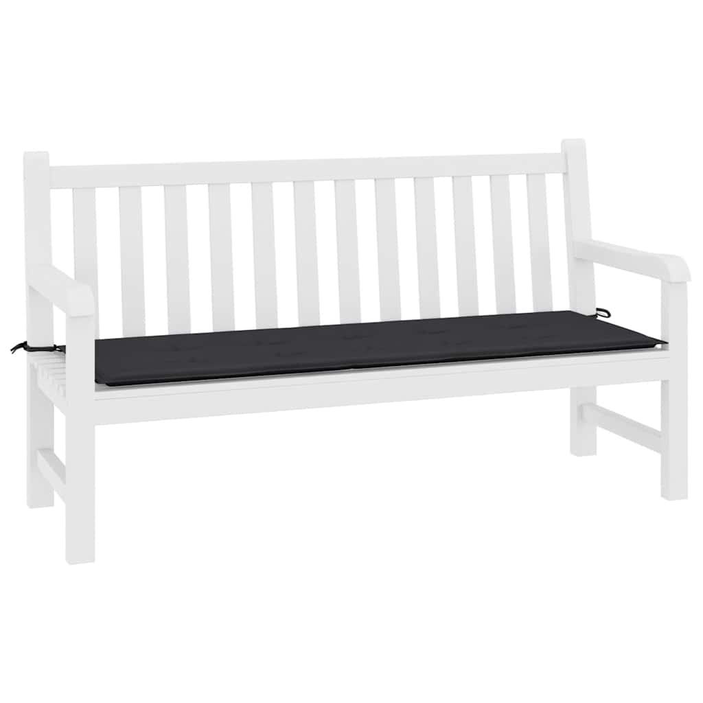 Vidaxl Garden Bench Poduszka 200x50x4 Cm Oxford Fabric Black