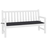 Vidaxl Garden Bench Poduszka 200x50x4 Cm Oxford Fabric Black
