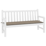 Vidaxl Garden Bench Kissen 200x50x4 cm Oxford Stofftaupe