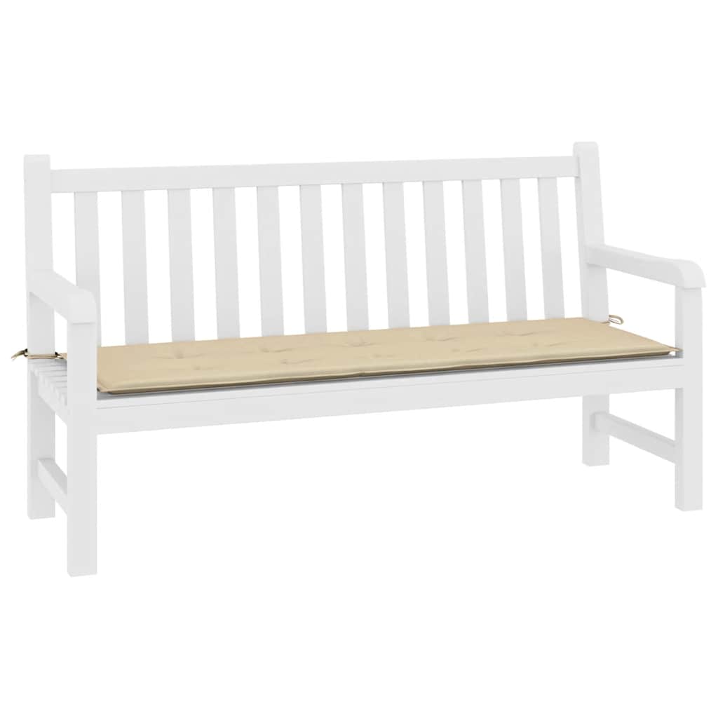 Vidaxl Garden bench cushion 200x50x4 cm Oxford fabric beige