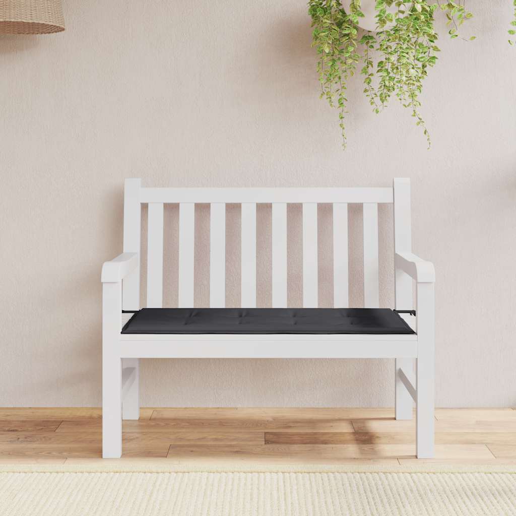 Vidaxl Garden bench cushion 100x50x4 cm Oxford fabric black