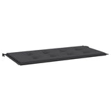 Vidaxl Garden bench cushion 120x50x4 cm Oxford fabric black
