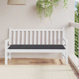 VIDAXL Garden Bench Blaža 150x50x4 cm Oxford tkanina črna
