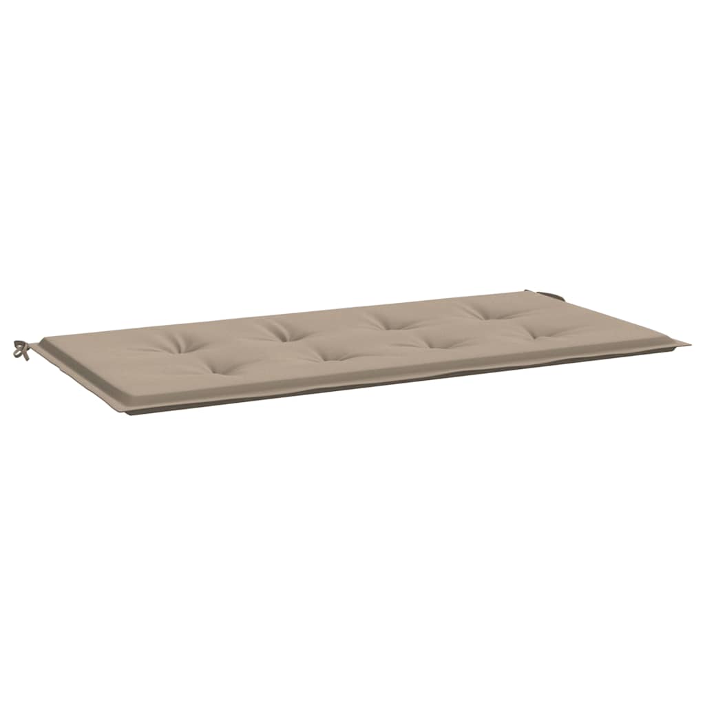 Vidaxl Garden bench cushion 120x50x4 cm Oxford fabric taupe