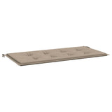 Vidaxl Garden bench cushion 120x50x4 cm Oxford fabric taupe