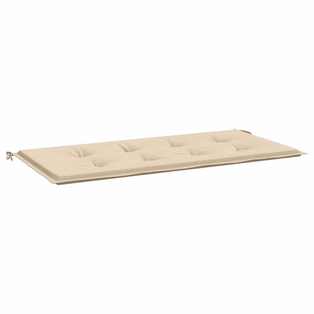 Vidaxl Garden Bench polštář 120x50x4 cm oxford textilie béžová
