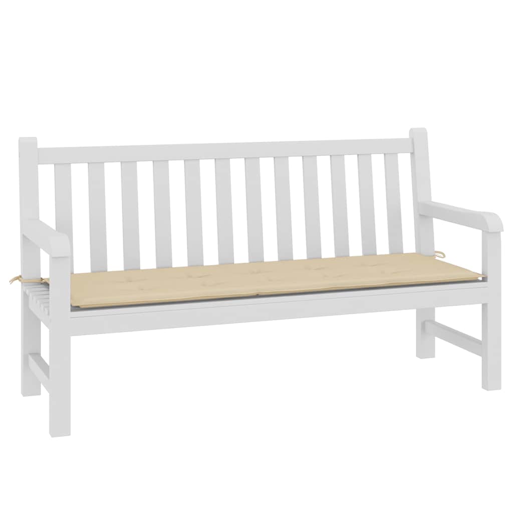 Vidaxl Garden bench cushion 150x50x4 cm Oxford fabric beige