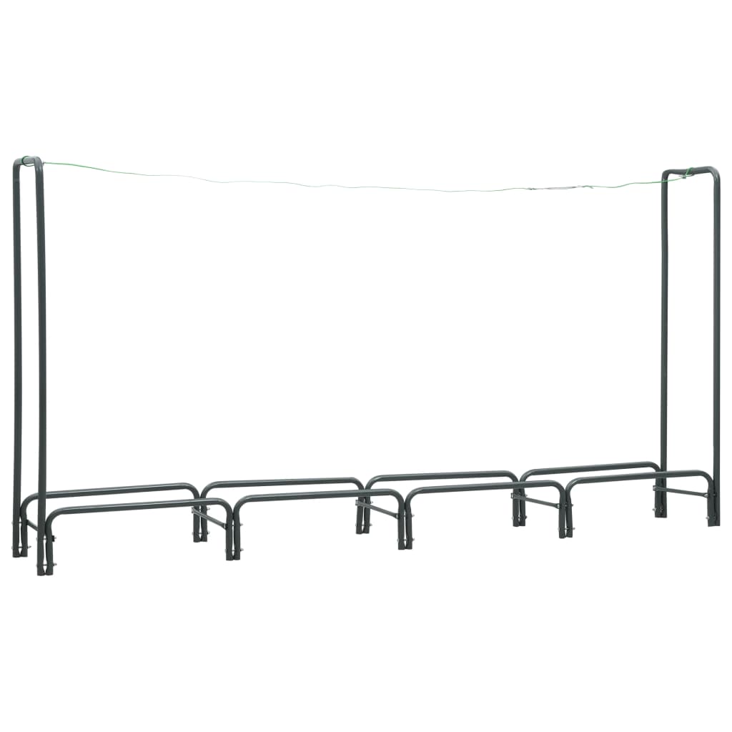 Vidaxl kamin 240x35x120 cm jekleni antracit