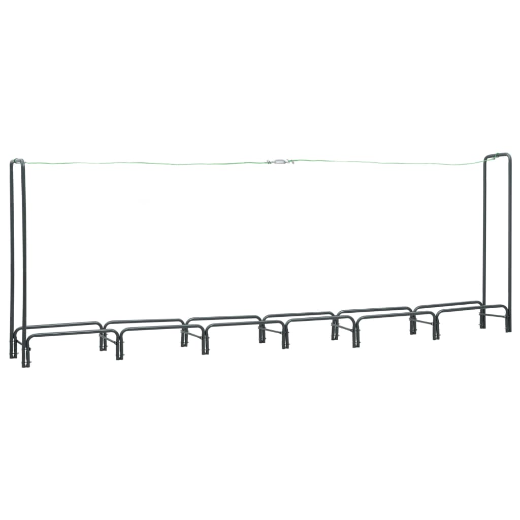Vidaxl kamin 360x35x120 cm jekleni antracit