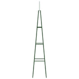 Rack di arrampicata da pianta Vidaxl 2 pezzi 35x35x195 cm di ferro verde scuro