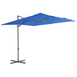 Vidaxl pływający parasol ze stalowym biegunem 250x250 cm Azure Blue
