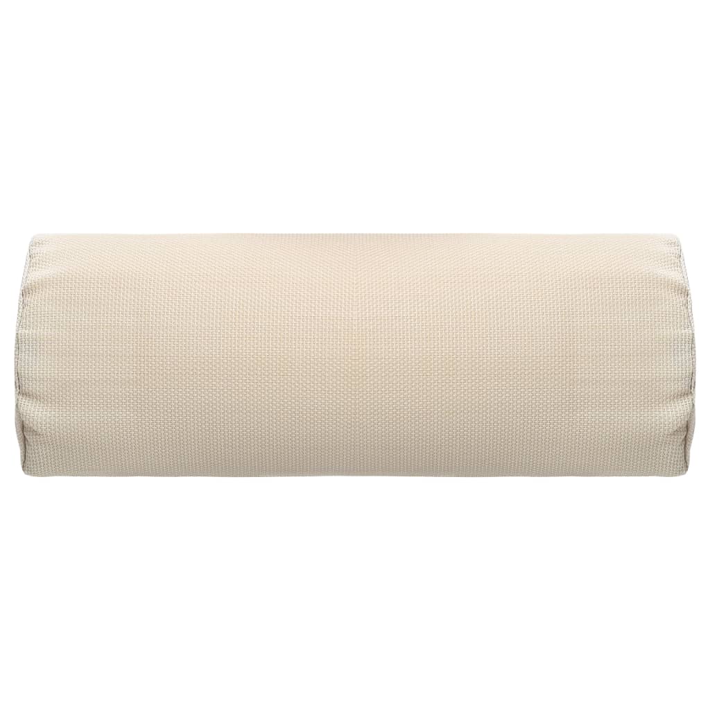 VIDAXL GLAVNI RAZVILA ZA LOUNGER 40X7.5X15 cm Tekstilna krema