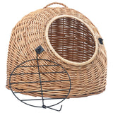 Vidaxl Cat Carrier 60x45x45 cm Naravni les