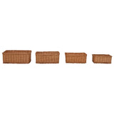 Conjunto de cesta de 4 peças Vidaxl