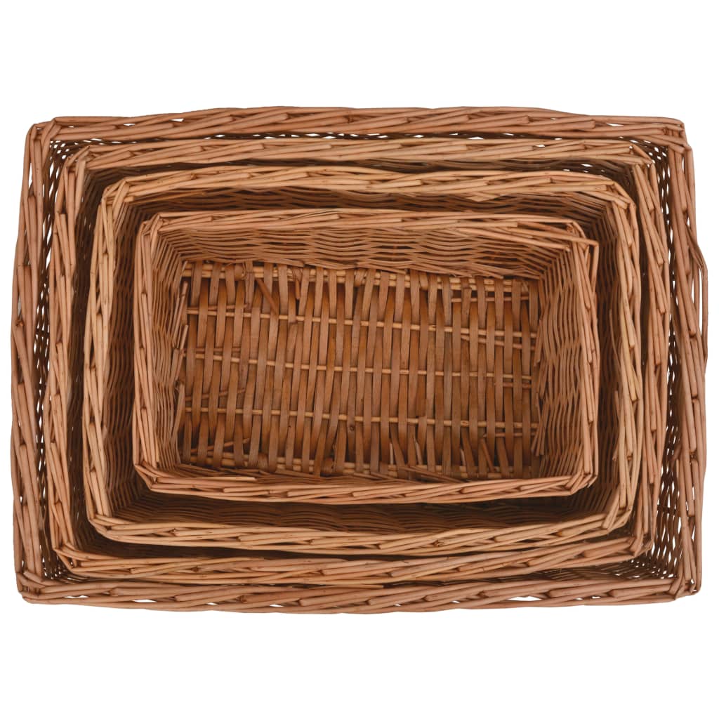 Conjunto de cesta de 4 peças Vidaxl