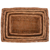 Conjunto de cesta de 4 peças Vidaxl