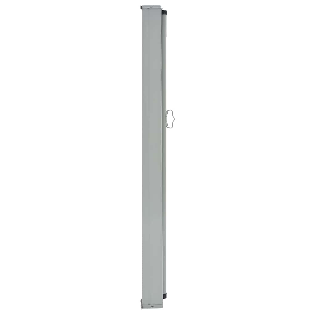 Vidaxl vrtni zaslon Extendable 60x300 cm siva