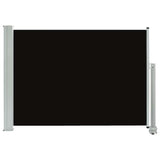 VidaXL Garden screen Extendable 80x300 cm Black