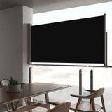 VidaXL Garden screen Extendable 80x300 cm Black