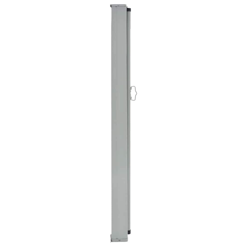Vidaxl vrtni zaslon Extendable 80x300 cm siva