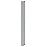 Vidaxl vrtni zaslon Extendable 80x300 cm siva