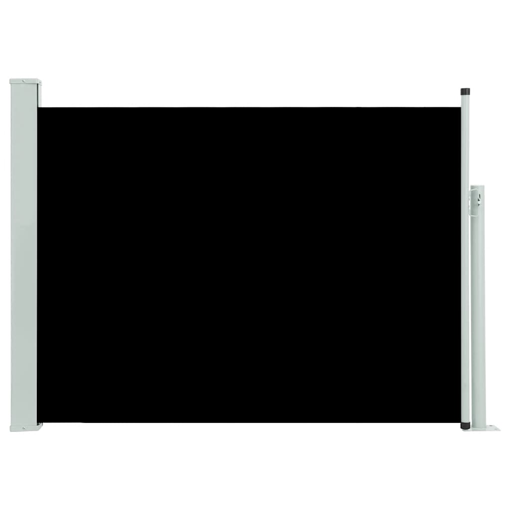 VidaXL Garden screen Extendable 120x500 cm Black