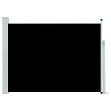 VidaXL Garden screen Extendable 120x500 cm Black
